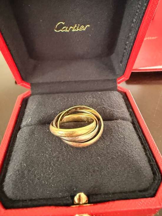 Cartier Jewelry - Cartier Trinity Interlocking Ring in Yellow Gold
